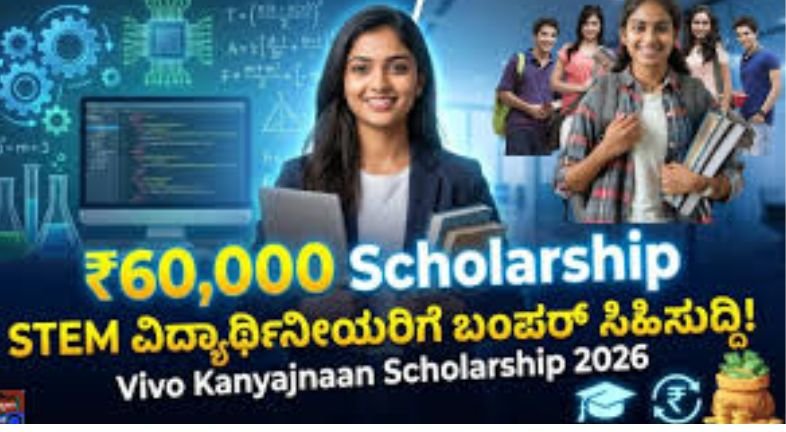 Vivo Kanyajnaan Scholarship ವರ್ಷಕ್ಕೆ ₹60,000